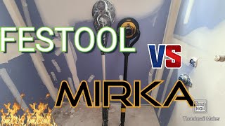 Best Drywall Sander Mirka vs Festool [upl. by Janos]