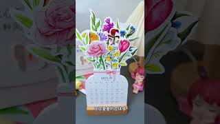 Floral desk calendar The new year is coming soon Give yourself this beautiful floral desk calen [upl. by Erdei86]