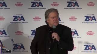 Steve Bannon at ZOA Annual Event [upl. by Aicyla568]