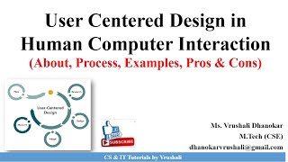 HCI 17 User Centered Design UCD Process with Examples [upl. by Nena]