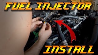 How to install 5 7L HEMI Fuel Injectors  HellRAM Build EP5 [upl. by Sessilu]