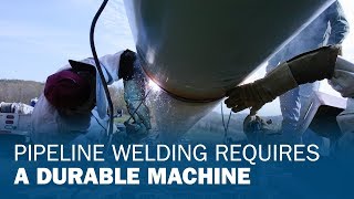 Pipeline Welding Requires a Durable Machine [upl. by Ecadnac]