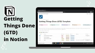 Notion Template  Getting Things Done GTD System [upl. by Eelek]