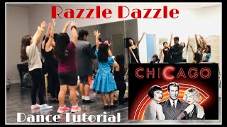 “RAZZLE DAZZLE” Chicago  Dance Tutorial  Rehearsal [upl. by Othilie802]