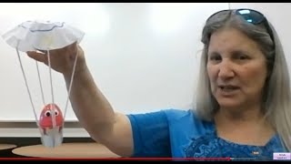 Science Scouts Egg Drop Parachute [upl. by Nidya]