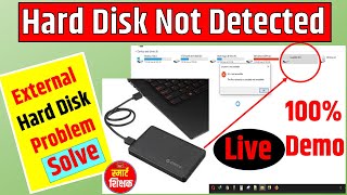 How to fix External Hard Disk is not accessible not detected [upl. by Assirec918]