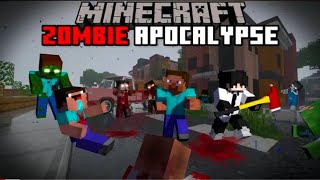 ZOMBIE VIRUS HAS STARTED  Minecraft Zombie Apocalypse [upl. by Liva]