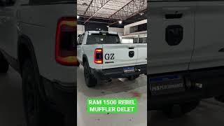 Ram 1500 Rebel 2022 somente com Muffler Delet Removeu silencioso do meio [upl. by Eenaj554]