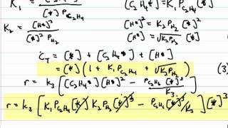 LangmuirHinshelwood Kinetics [upl. by Aicats]