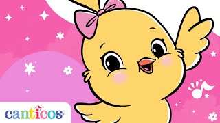 Canticos  1 Hora de Kiki Chickie  Canciones infantiles en inglés y Español [upl. by Tavey]