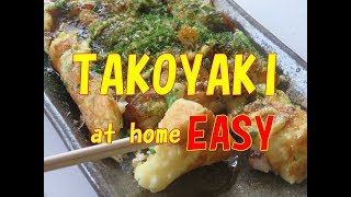 How To Make Takoyaki At HomeWithout Takoyaki Pan [upl. by Arteid705]