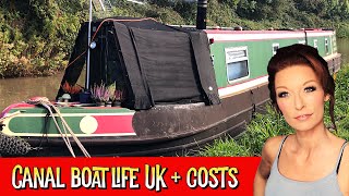 CANAL BOAT LIVING UK  Canal boat costs  Narrow boat life [upl. by Nnywg21]