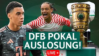 🔴 LIVE DFB Pokal Achtelfinale Auslosung [upl. by Aisila447]