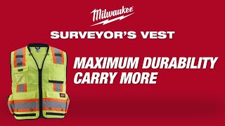 Milwaukee® Surveyors Safety Vests [upl. by Puff]