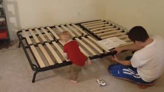 Putting Together the Lycksele IKEA Futon  Sofa Bed [upl. by Edison]