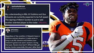 UPDATE ON WHY RAVENS SIGNED MELVIN GORDON [upl. by Amara]