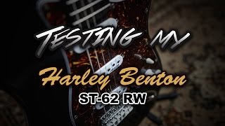 Testing my Harley Benton ST62 RW Guitar [upl. by Oeram]