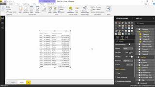 Power BI  Table and matrix [upl. by Grenier44]