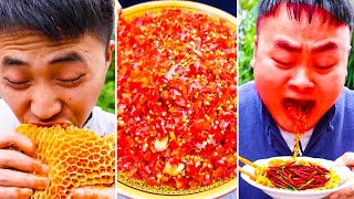 ASMR Mukbang  Chinese Eating Spicy Food 3 🌶🌶🌶 Tik Tok China [upl. by Adnuhsat]