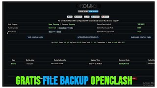 FILE BACKUP OPENCLASH OPENWRT TERBARU [upl. by Oirretna]