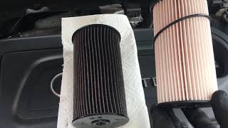 20 TDI Kraftstofffilter wechseln  VW  AUDI  SEAT  Skoda [upl. by Aisatal]