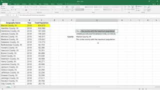 How to Use Index Match Max and Min to Show a Value for Maximum or Minimum Value in Excel HD [upl. by Sihunn609]