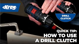 Quick Tip How To Use a Drill Clutch [upl. by Atirma478]