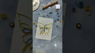 Make a Butterfly with Paper Quilling with this tutorial  Beyond the basics [upl. by Ileana843]