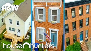 New England Native Looking for Historic Downtown Rowhouse  House Hunters  HGTV [upl. by Yrot]