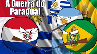 A Guerra do paraguai a tríplice aliança 🇵🇾vs🇧🇷🇦🇷🇺🇾 [upl. by Okoyk]