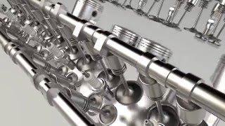 Valvetrain Animation [upl. by Drolyag]