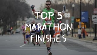 TOP 5MARATHON AND HALF MARATHONFINISHES [upl. by Nnanaej]