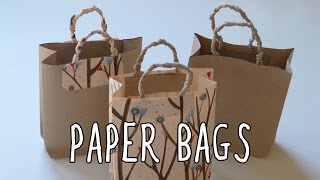 How to make a paper bag  DIY gift bags [upl. by Jehial144]