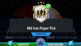 NEW MID ICON PLAYER PICK OPENED  Cheapest Solution amp Tips  Fifa 23 [upl. by Ahtivak]