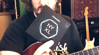 DAddario NYXL 1252 Guitar Strings Review on an Archtop  1252W [upl. by Erodisi969]