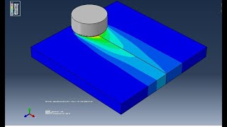 abaqus tutorials  friction stir welding analysis [upl. by Sylera]