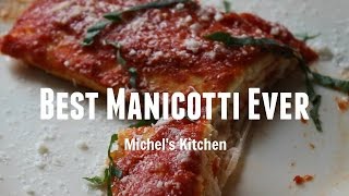 BEST Homemade Manicotti Shell  SECRET Family Recipe  Show 16 [upl. by Rapsac914]