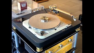 Custom Slate Thorens TD124 Turntable  One of a Kind [upl. by Nerua]