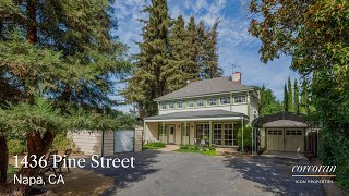 1436 Pine Street  Napa Home for Sale [upl. by Eliak]