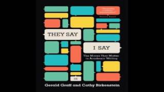 They Say  I Say audiobook by Gerald Graff Cathy Birkenstein [upl. by Anallij]