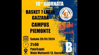 COELSANUS 7 LAGHI GAZZADA VS CAMPUS PIEMONTE [upl. by Prochora640]