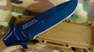 Gerber Strongarm Fixed Blade Survival Camping General Use Knife [upl. by Fawn]