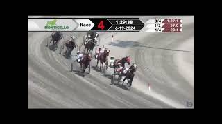 2024 Monticello Raceway STONEBRIDGE ROCKS amp Driver Rick Harp \ Trainer Monica Eriksen [upl. by Adnic]