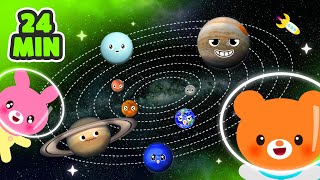 Planet Songs Compilation for Kids  Planet Song  8 Planets  Nursery Rhymes amp Kids Songs [upl. by Peggir]