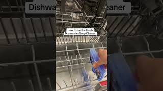 How to use the Finish Dishwasher Deep Cleaner [upl. by Rebah847]