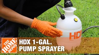 HDX 1Gal Pump Sprayer  The Home Depot [upl. by Redep]