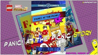 Lego Marvel Superheroes 2 Gwenpool Mission 1  Panic at the Picnic STORY  HTG [upl. by Neumann]