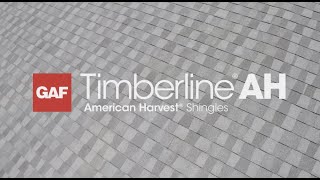 Timberline® AH Shingles  GAF Roofing [upl. by Ytteb]