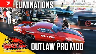 Pro Mod Eliminations  Snowbird Outlaw Nationals Highlights 12824 [upl. by Enneyehs57]