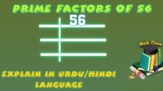 Prime Factors of 56  Prime Factorization [upl. by Tihom]